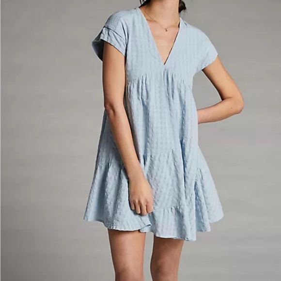 Anthropologie Light Blue Maxi Dress - Picture 9 of 9